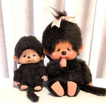 몬치치 마이치치 봉제 인형 잠자는 눈 2체 세트 세키구치 쇼와 레트로
