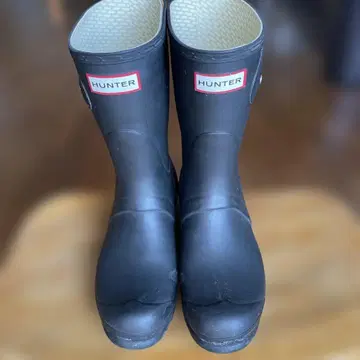 HUNTER 레인부츠 블랙 24cm