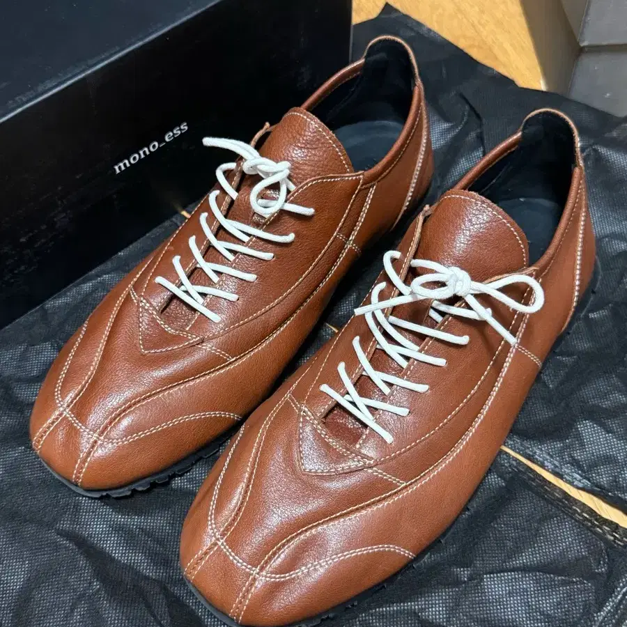 로맨틱무브 럭비 스니커즈 브라운