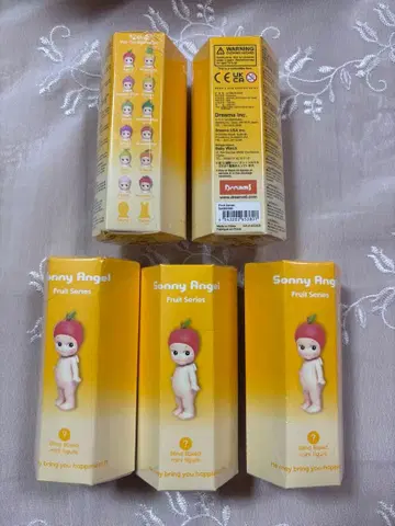Sonny Angel Fruit Series 미니 피규어 5개 세트