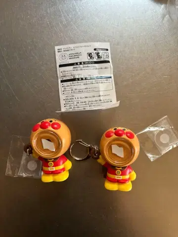 호빵맨 미니 사진 마스코트 2개 세트