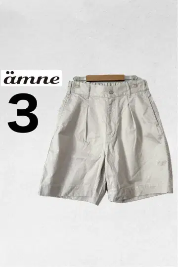 amne 앙느 숏팬츠 플리츠 숏팬츠 mensFUDGE