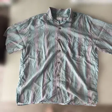 UNLIMITED SHIRTMAKERS 이탈리아제 반팔 셔츠 L