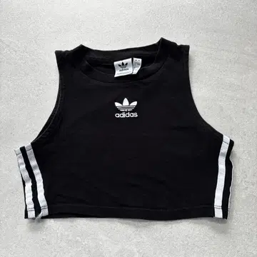 adidas Originals 크롭 탱크탑 블랙 S