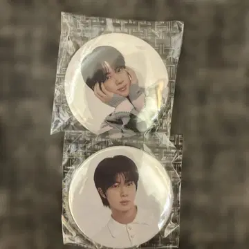 RUNSEOKJIN in JAPAN 캡슐 토이 캔 배지 2개 세트