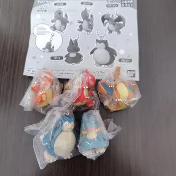 반다이 포켓몬 집게로 연결하는 마스코트 15 5종 세트 컴플리트
