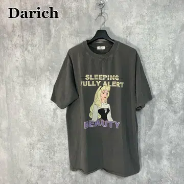 Darich 피그먼트 그래픽 빅 T셔츠