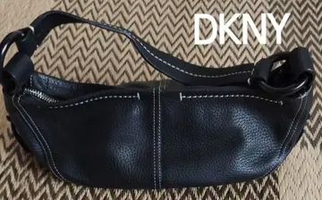 DKNY 원 숄더백 블랙 가죽