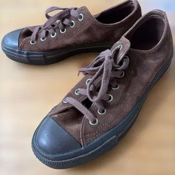 Converse All Star 스웨이드 브라운 로우컷