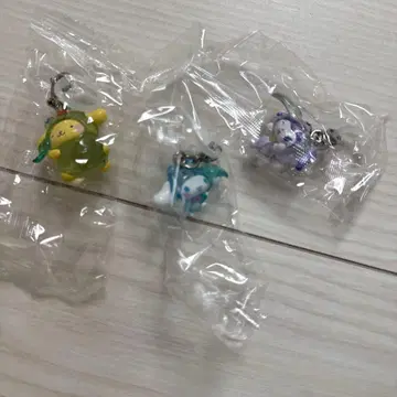 산리오 케로케로 파티 메지루시 액세서리 3개 세트 쿠로미 시나몬
