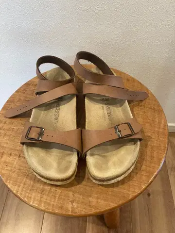BIRKENSTOCK 샌들 브라운 38