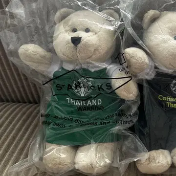 [ 태국 한정 ] Starbucks 베어리스타 봉제 인형 미사용 새상품