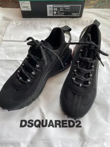 [ 새상품급 ] DSQUARED2 BUBBLE 스니커즈 블랙 36