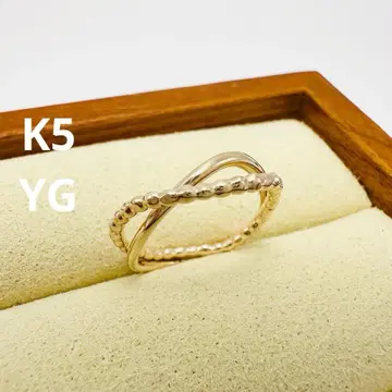 NOJESS 노제스 반지 K5 인터로킹 골드