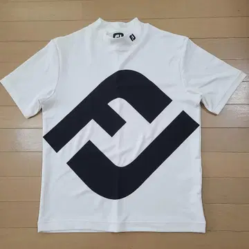 FootJoy 모크넥 셔츠 화이트 블랙