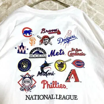 FREAK'S STORE MLB 콜라보 T셔츠 백 프린트 M
