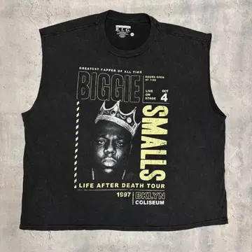 the notorious B.I.G. 슬리브리스 티셔츠 탱크탑