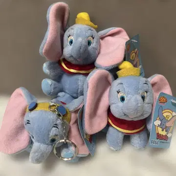 DUMBO 덤보 봉제 인형 마스코트 키링 택 포함