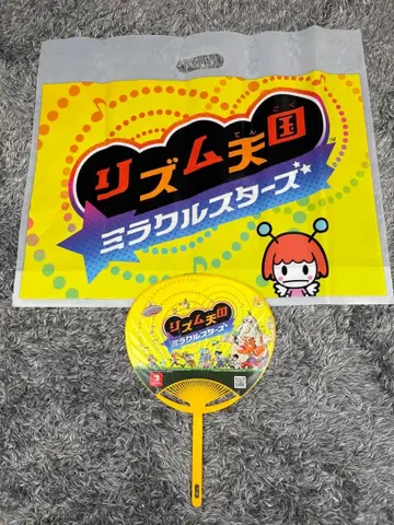 닌텐도 리듬천국 미라클스타즈 부채 쇼핑백