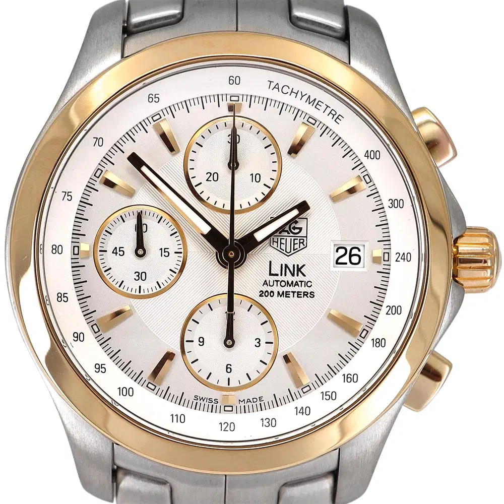 태그호이어 링크 크로노 18K 콤비 42mm CJF2150.BB0590