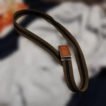Lee GI 벨트 카키 x 블랙