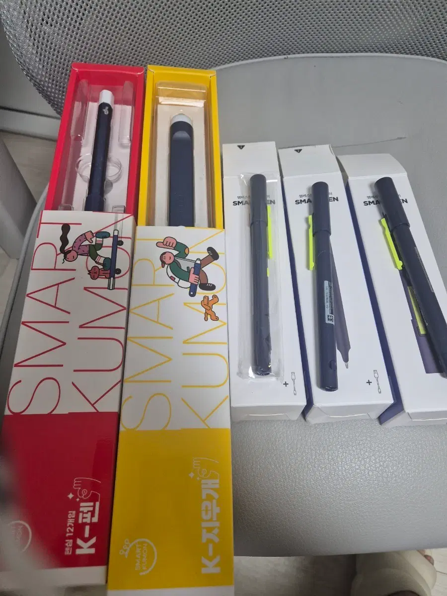 구몬 펜 + 엘리하이 펜 3개 일괄