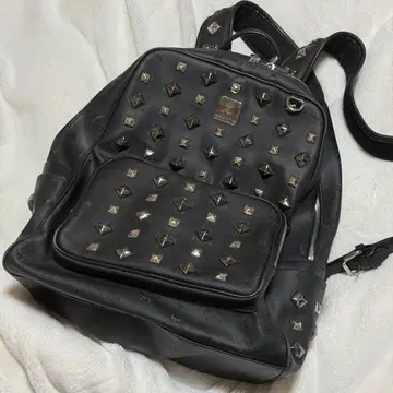 MCM 백팩 LOVELESS 스터드 블랙