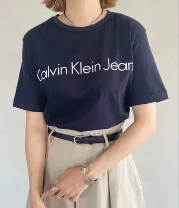 캘빈클라인 Calvin Klein Jeans 로고 반팔 티셔츠