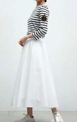 25SS 보트넥 컴팩트 L/S 티셔츠 보더