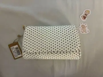 새상품 미사용 Brandy Melville 도트 무늬 거울 포함 파우치