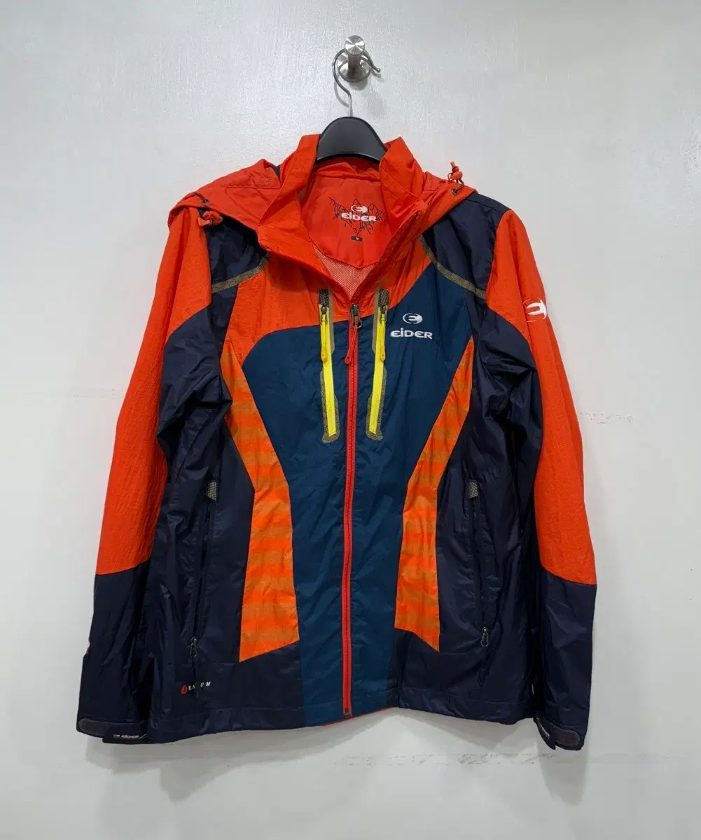 EIDER 바람막이 자켓 오렌지 네이비