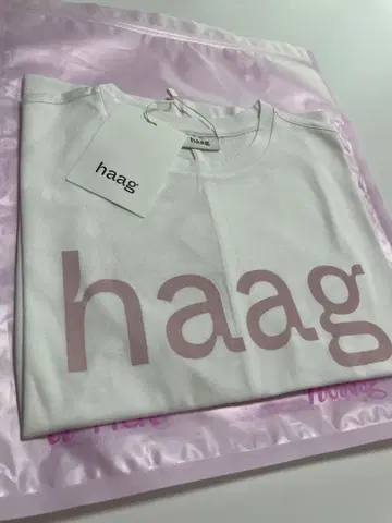 한국 [ haag ] a birthday T-sh ( pink ) 새상품