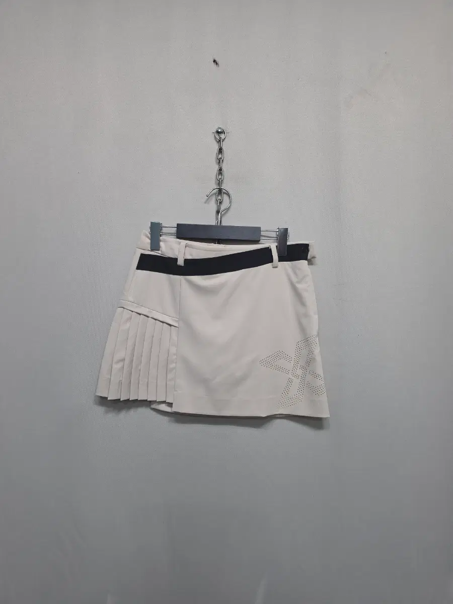 JDX골프치마 베이지색 플리츠 큐롯