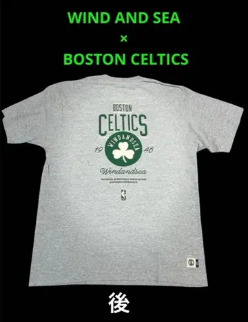 새상품 WIND AND SEA x BOSTON CELTICS 반팔T셔츠