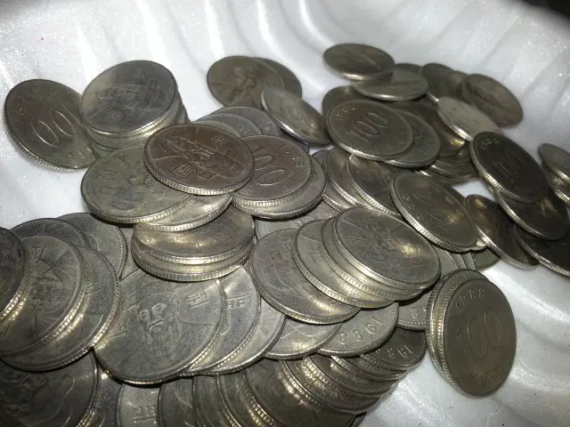 100원 동전 30개 1988년 중고