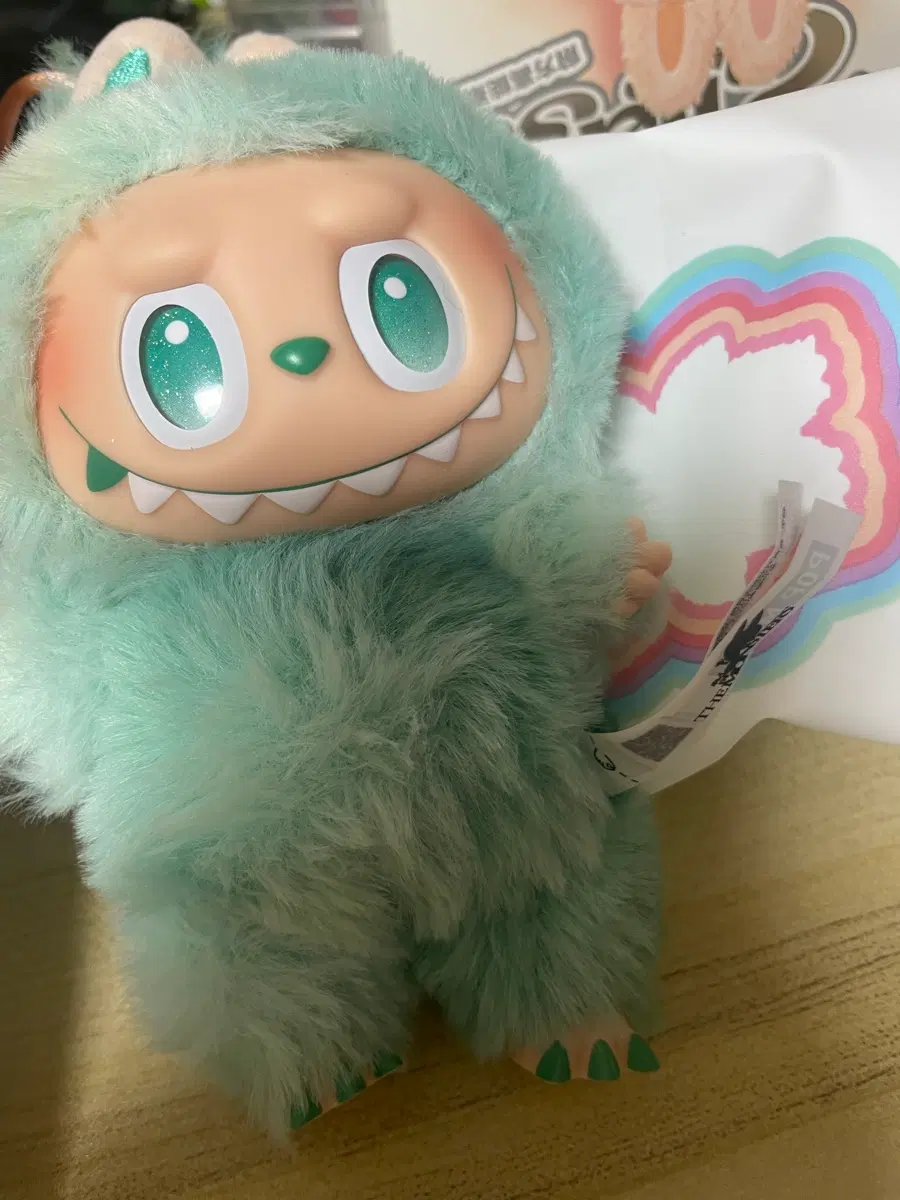 라부부 평온 민트색