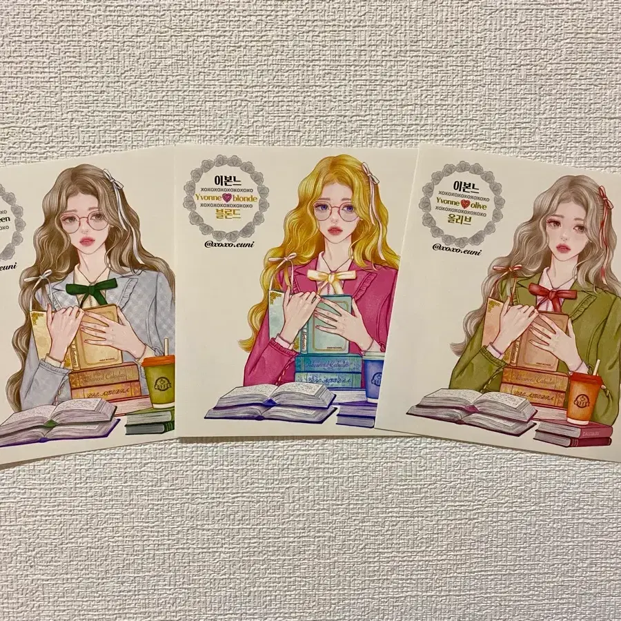 [인스] 쏘쏘으니 인물 스티커 (이본느)- 블론드