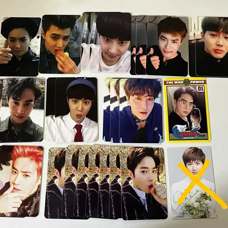 엑소 수호 exo suho 공식 포토카드 포카