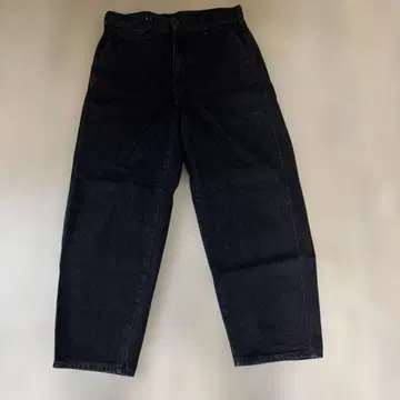 UNIQLO JEANS 와이드 핏 데님 팬츠 블랙