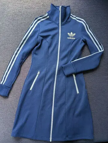 adidas Originals 트랙 자켓 원피스 네이비
