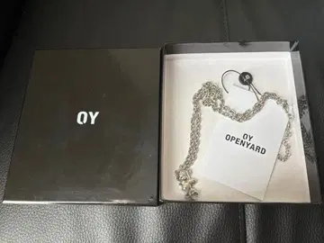 OY OPENYARD 베어 목걸이 실버