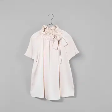 25SS Viaggio Blu 비아지오 블루 버블 새틴 블라우스