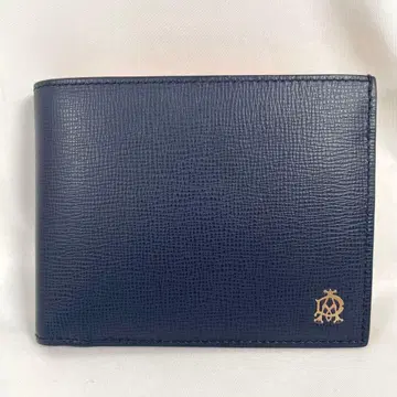 미사용 dunhill 던힐 이단 접이식 지갑 바이폴드 가죽