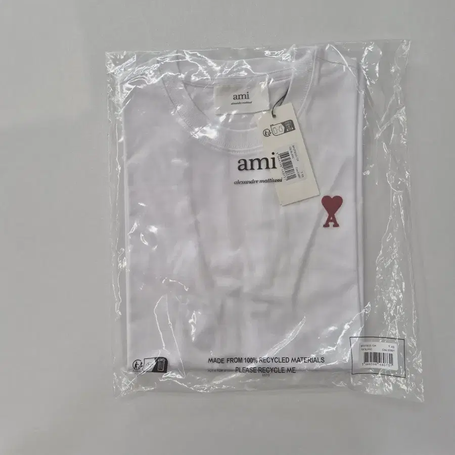 [당일발송] AMI 아미 스몰하트 반팔티 (화이트 / 네이비 / 블랙)