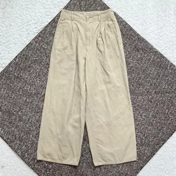 AURALEE HARD TWIST FINX LINEN CHINO 팬츠