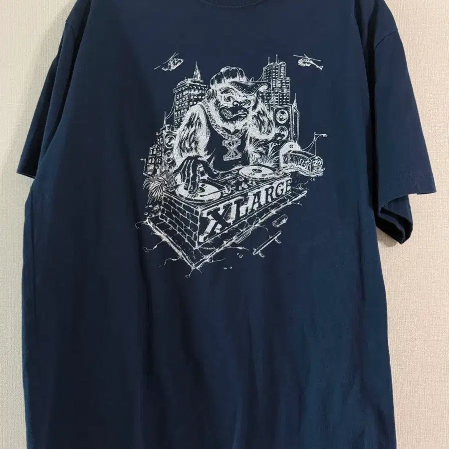 X-LARGE(엑스라지)반팔 티셔츠 네이비 L