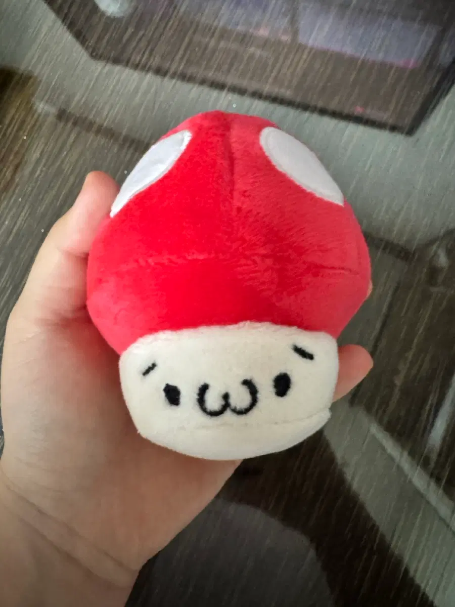 카오모지 버섯 인형(키링)