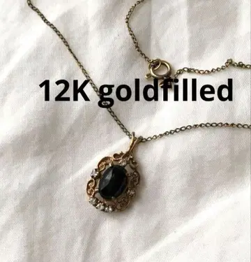 빈티지 12K goldfilled 비쥬 골드 목걸이
