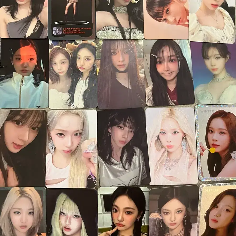 [일괄 양도]에스파 포토카드 일괄 판매