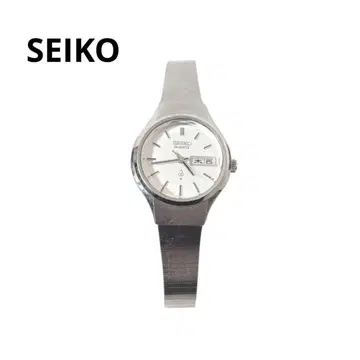 레어 SEIKO 여성용 손목시계 쿼츠 데이데이트 빈티지 작동 중